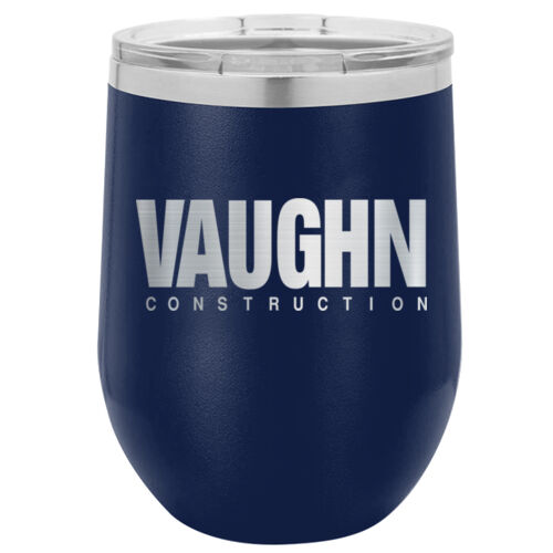 12 oz. Polar Camel Powder Coated Stemless Wine Glass Thumbnail